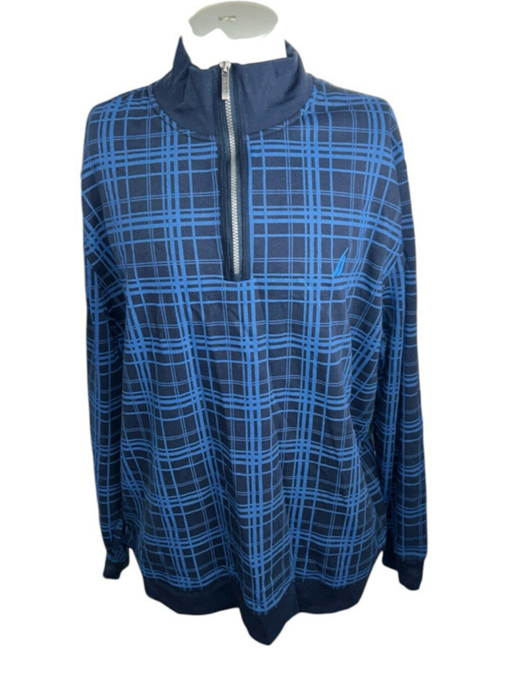 Nautica Mens Sweater 1/4 Zip XXL 2XL